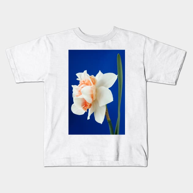 Narcissus  &#39;Replete&#39;    Division 4 Double Daffodil Kids T-Shirt by chrisburrows